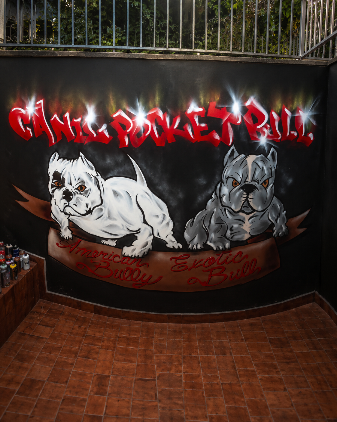 Custom Pet Kennel Mural